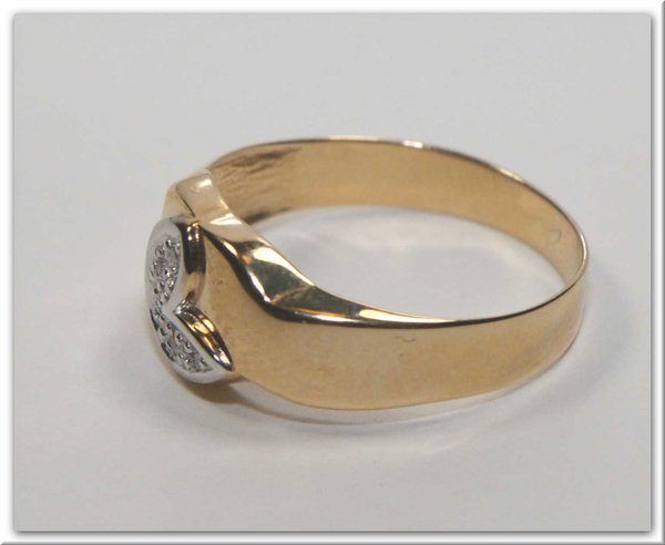 Ring G 585 5 Diamant