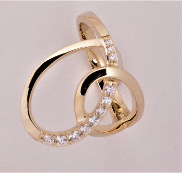 Ring GG 585 Brill. 0,269 cts