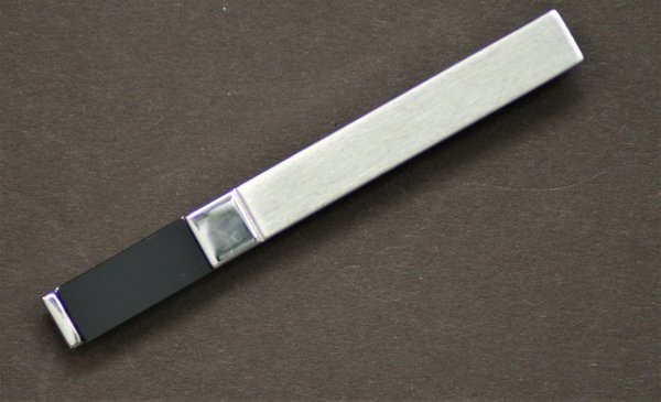 Krawattenhalter, Silber 925, Onyx